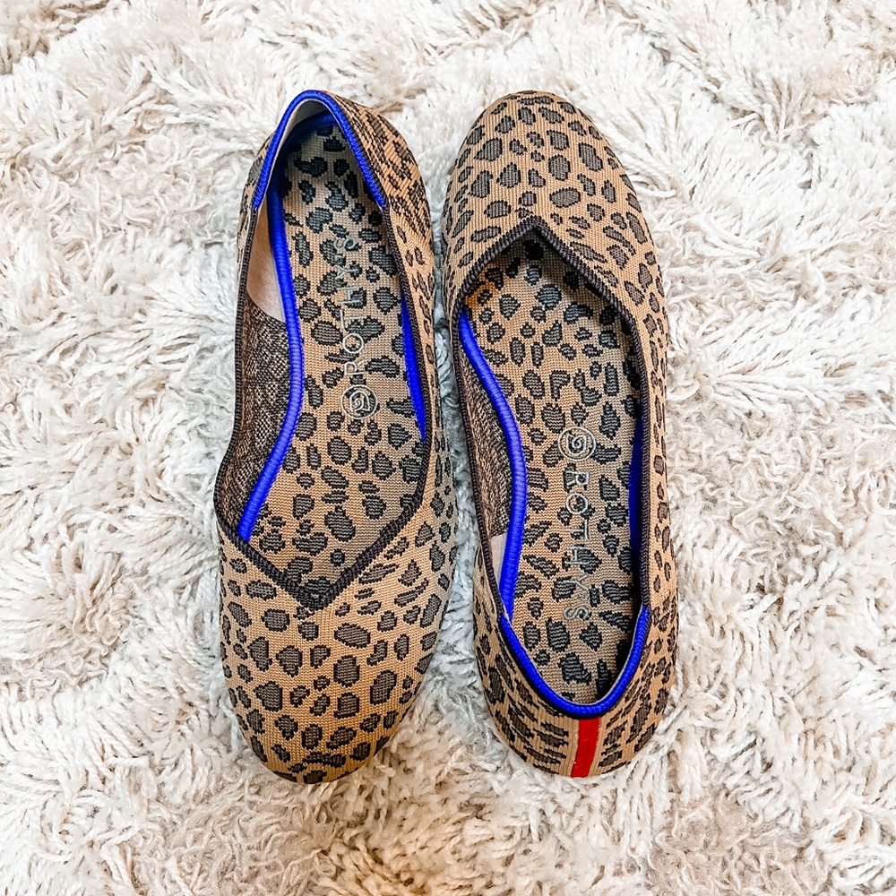 Rothy’s cheetah print flats